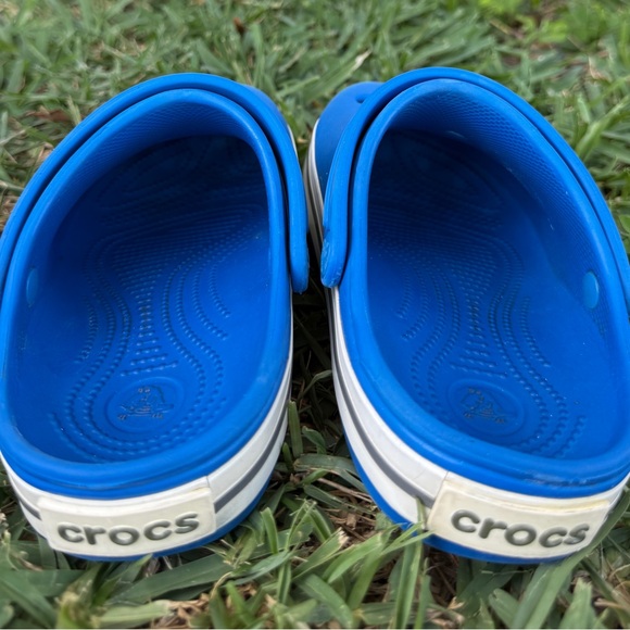 Crocs Crocband Royal Blue Clogs Unisex Kids Shoes - Picture 5 of 7